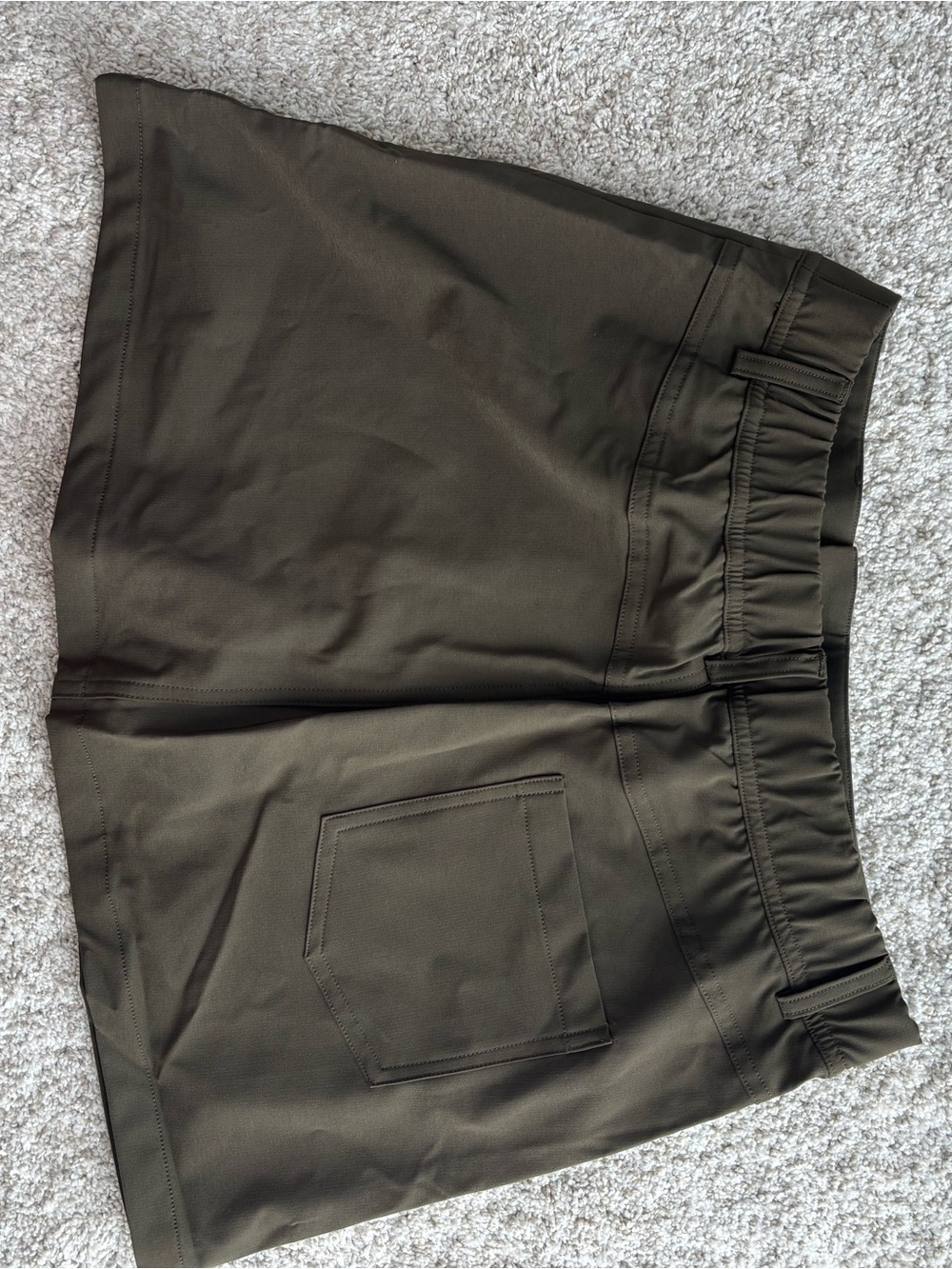 HALARA Olive Green Active Skort with built in shorts - Picture 3 of 5